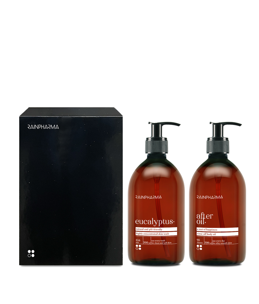 Duo Skin Wash Eucalyptus + After Oil 500 ml