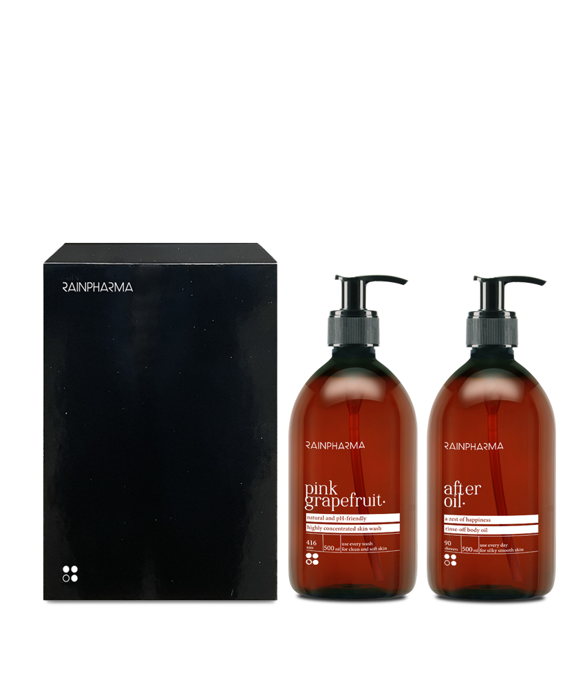 Duo Skin Wash Pink Grapefruit + After Oil 500 ml 