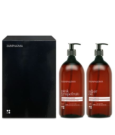 Duo Skin Wash Pink Grapefruit + After Oil 1000 ml 